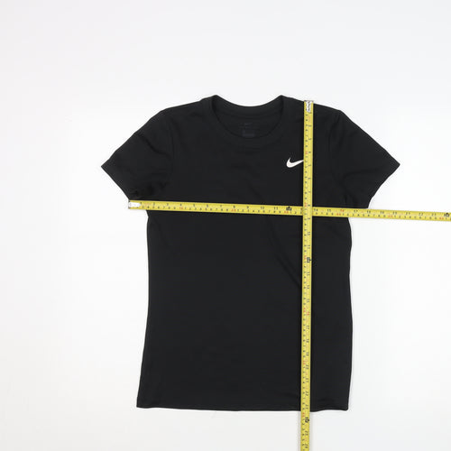Nike Womens Black Dri-FIT Athletic T-Shirt Size M