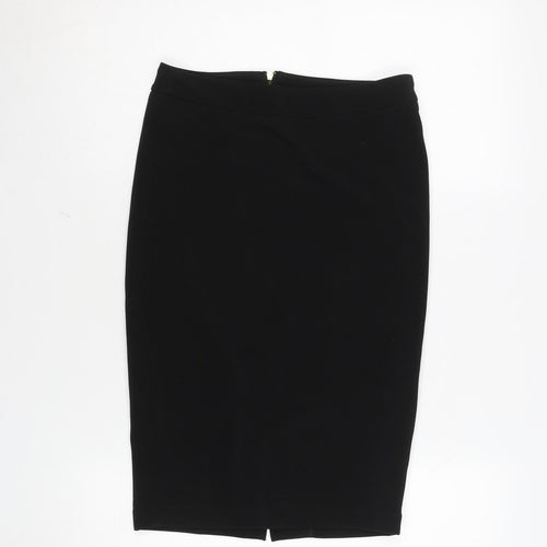 Awear Women’s Black Size 8 Pencil Skirt with Zip Detail