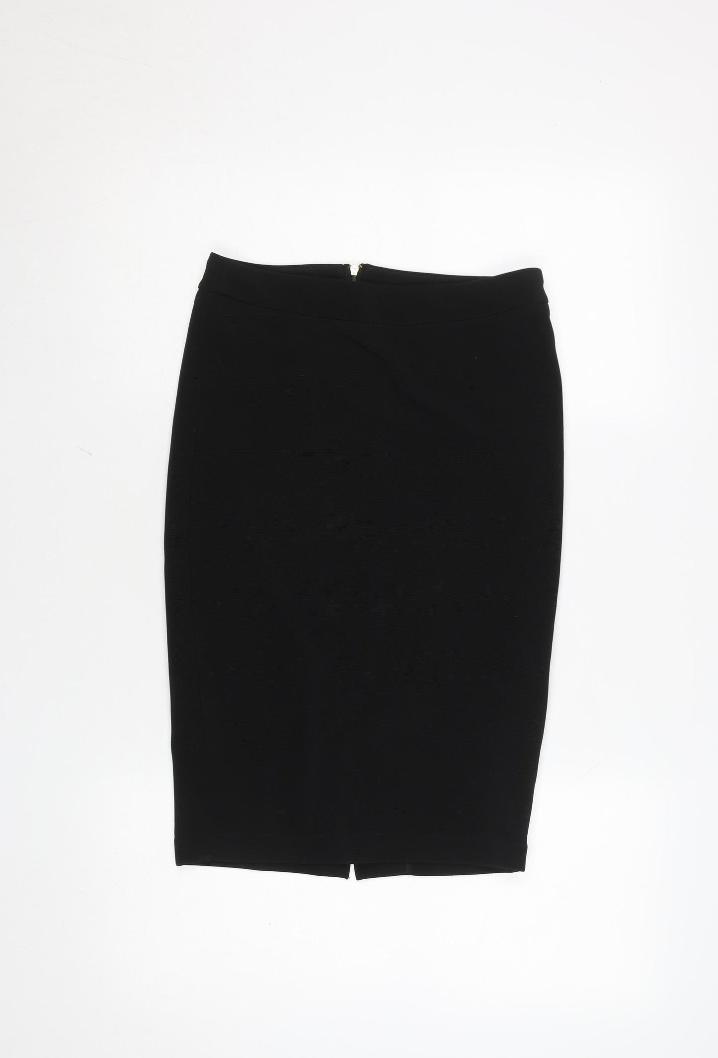 Awear Women’s Black Size 8 Pencil Skirt with Zip Detail