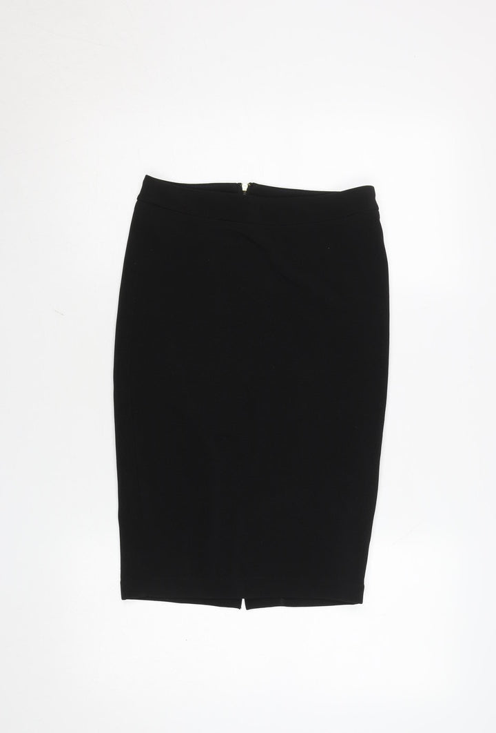 Awear Women’s Black Size 8 Pencil Skirt with Zip Detail