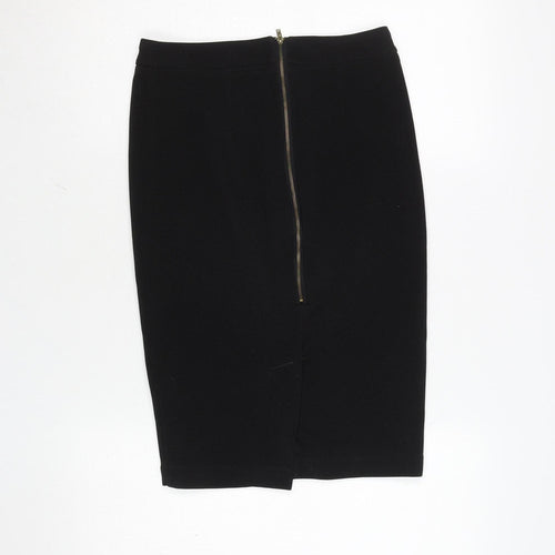 Awear Women’s Black Size 8 Pencil Skirt with Zip Detail