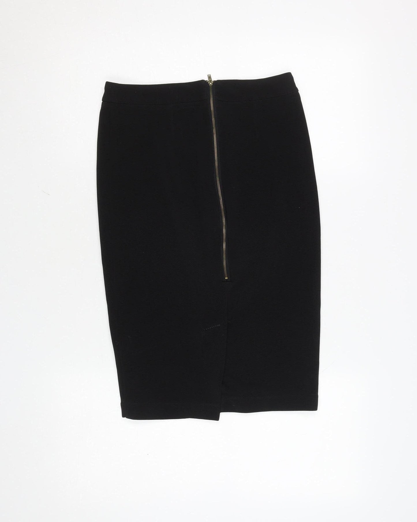 Awear Women’s Black Size 8 Pencil Skirt with Zip Detail