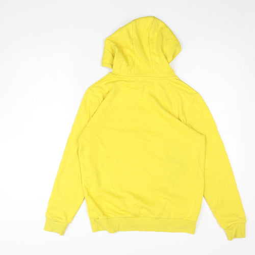 Dunnes Stores Boys Yellow Pullover Hoodie 10 Years Skate Graphic Fleece