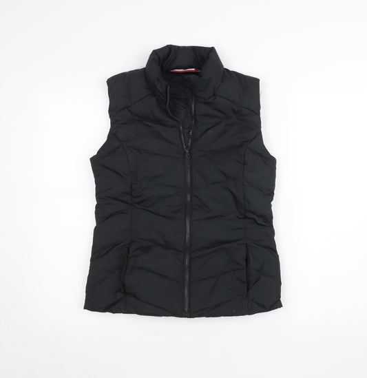 Mountain Warehouse Women's Black Puffer Waistcoat UK 8 Insulated Gilet
