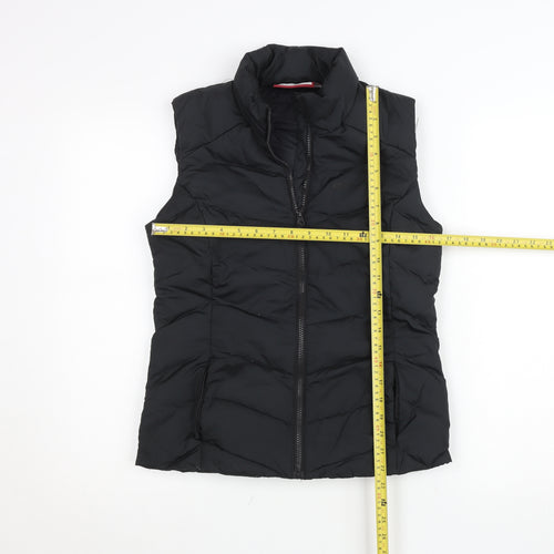 Mountain Warehouse Women's Black Puffer Waistcoat UK 8 Insulated Gilet