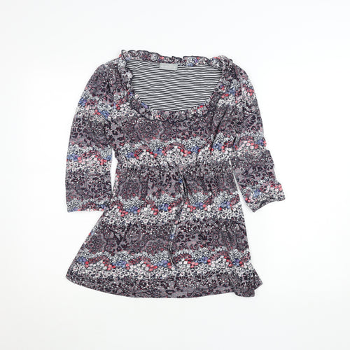 Marks and Spencer Per Una Women's Multicoloured Floral Tunic Blouse Size 10