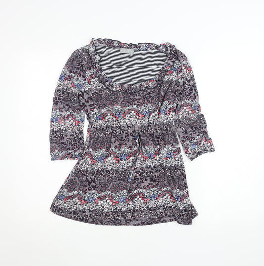 Marks and Spencer Per Una Women's Multicoloured Floral Tunic Blouse Size 10