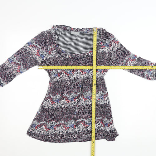 Marks and Spencer Per Una Women's Multicoloured Floral Tunic Blouse Size 10