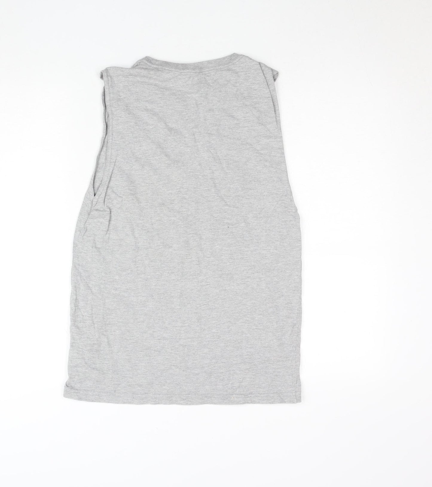 Celebrate! Men's Grey Sleeveless Patriotic BBQ T-Shirt Size S