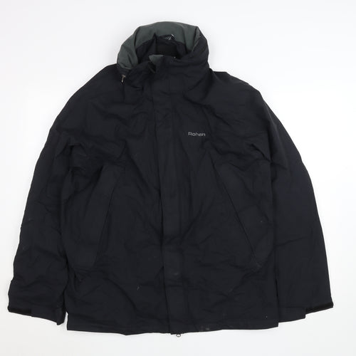 Rohan Barricade Men's Black Waterproof Parka Jacket Size M