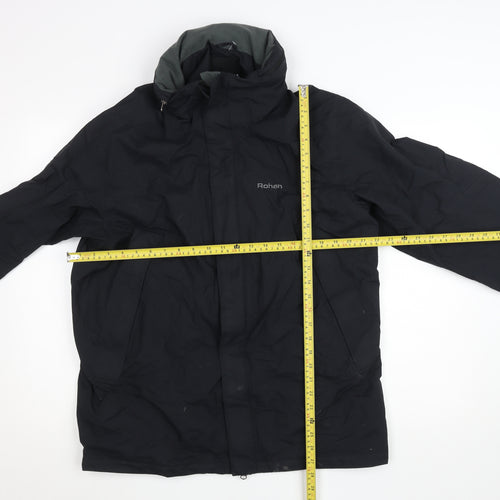 Rohan Barricade Men's Black Waterproof Parka Jacket Size M