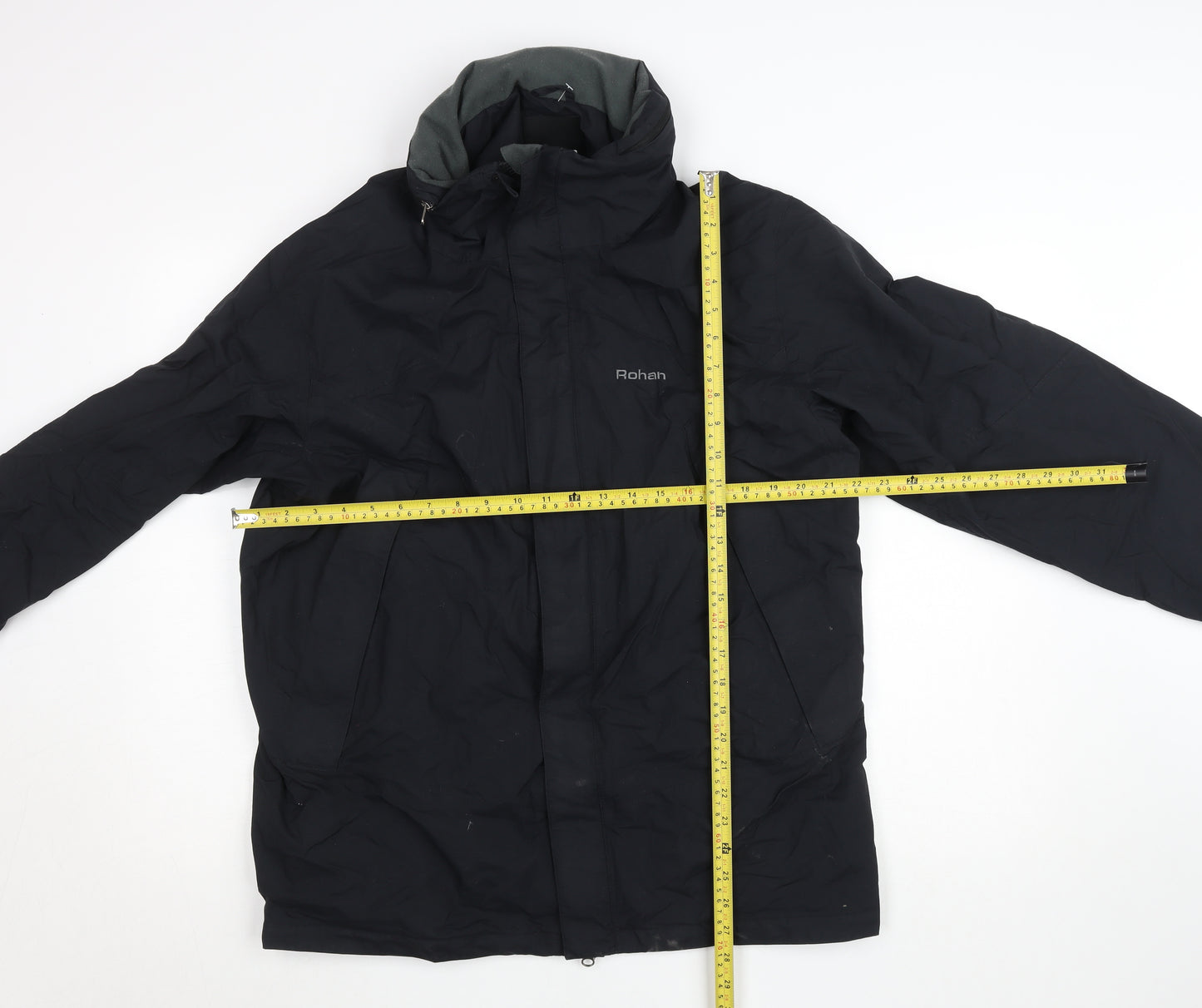 Rohan Barricade Men's Black Waterproof Parka Jacket Size M