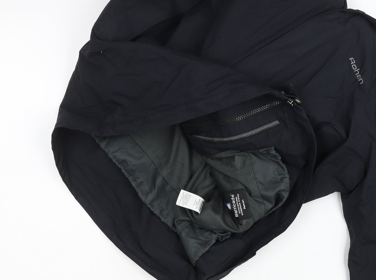 Rohan Barricade Men's Black Waterproof Parka Jacket Size M