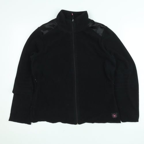 Manuka Women's Black Fleece Full Zip Jacket Size M