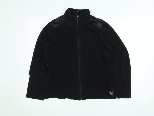 Manuka Women's Black Fleece Full Zip Jacket Size M