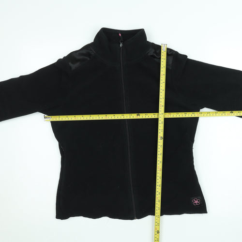 Manuka Women's Black Fleece Full Zip Jacket Size M