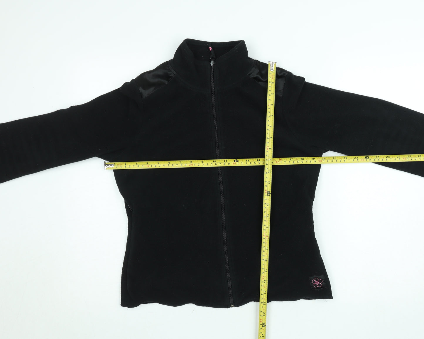 Manuka Women's Black Fleece Full Zip Jacket Size M