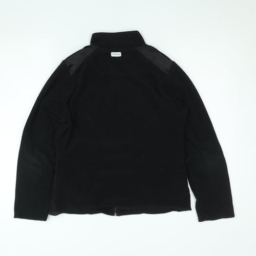 Manuka Women's Black Fleece Full Zip Jacket Size M