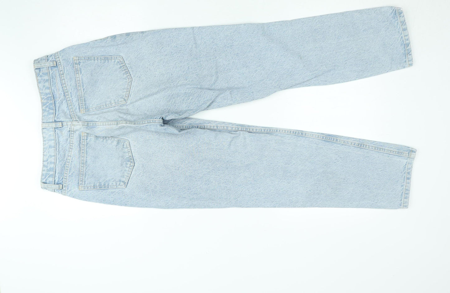 Zara Women Blue High Rise Mom Jeans Size 10