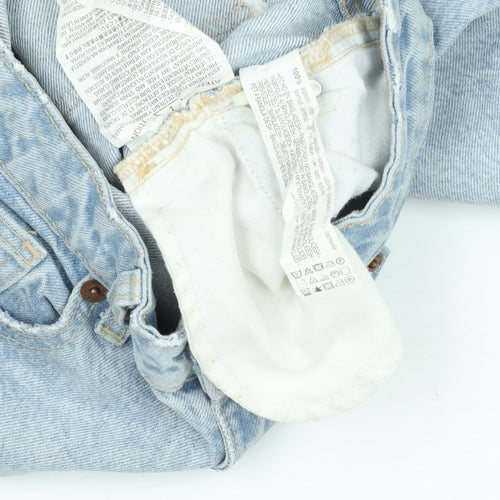 Zara Women Blue High Rise Mom Jeans Size 10