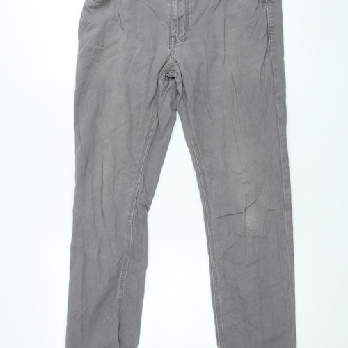 21MEN Slim Fit Grey Jeans Unisex Adults Size UK 34 Straight Denim