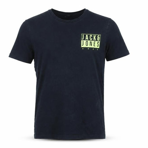 Jack & Jones Core Men's Black Logo Short Sleeve Cotton T-Shirt M