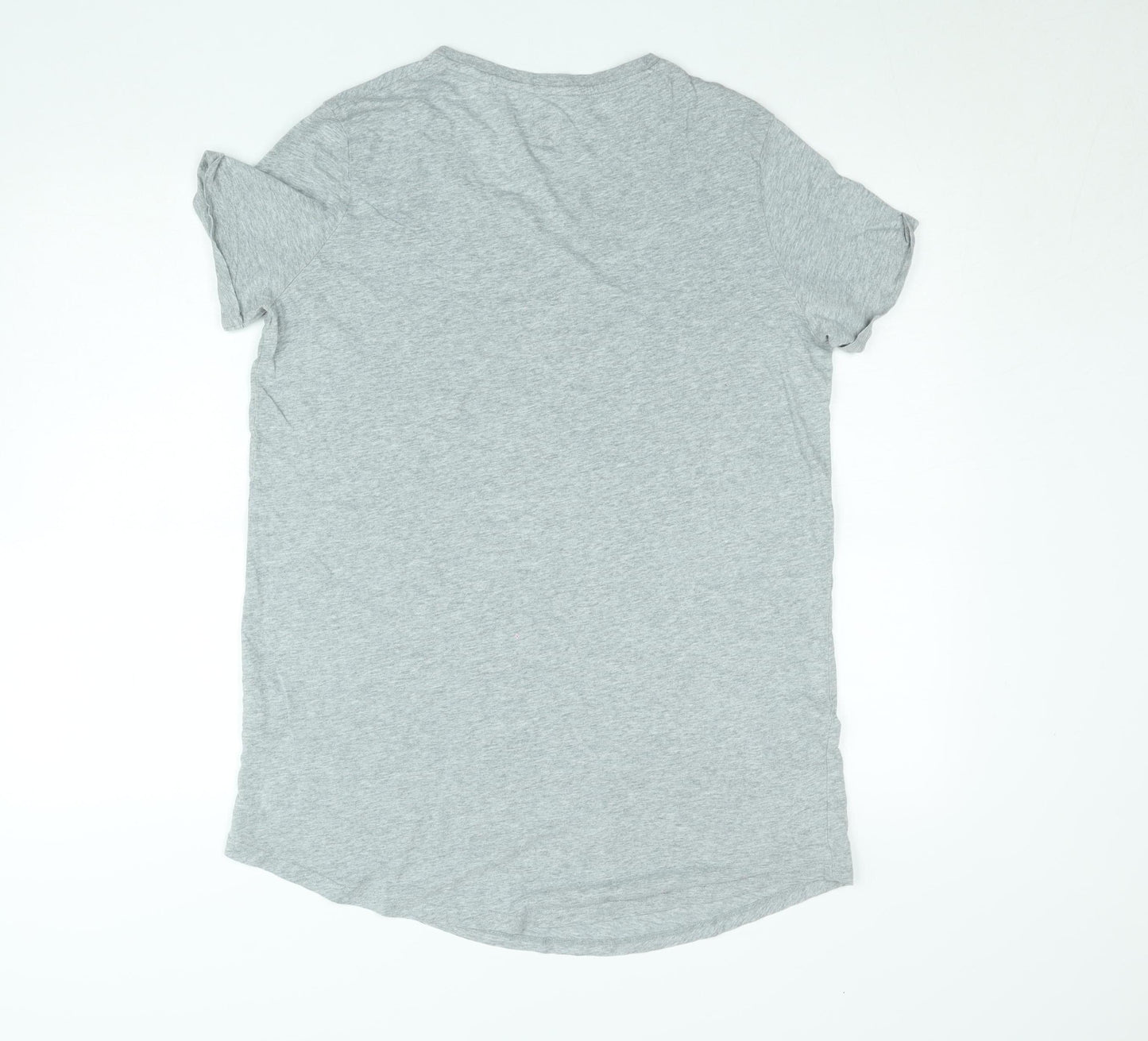 Jack Wills Womens Grey Basic Cotton T-Shirt Size 14