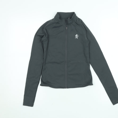 Gym King Women's Black Size 6 Slim Fit Full Zip Track Jacket