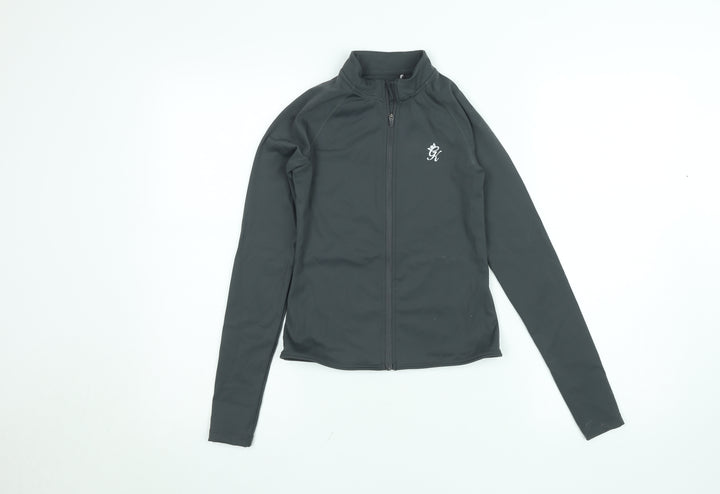 Gym King Women's Black Size 6 Slim Fit Full Zip Track Jacket