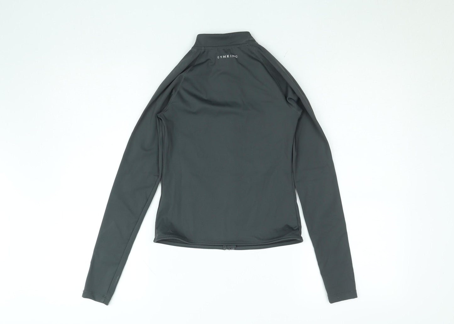 Gym King Women's Black Size 6 Slim Fit Full Zip Track Jacket