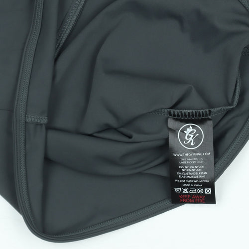 Gym King Women's Black Size 6 Slim Fit Full Zip Track Jacket