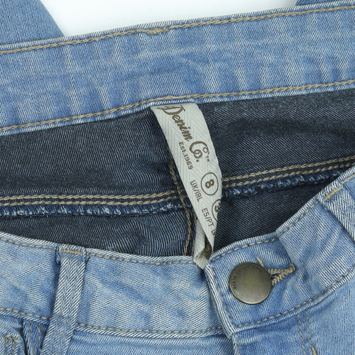 Denim Co. Womens Blue Size 8 Skinny Stretch Jeans