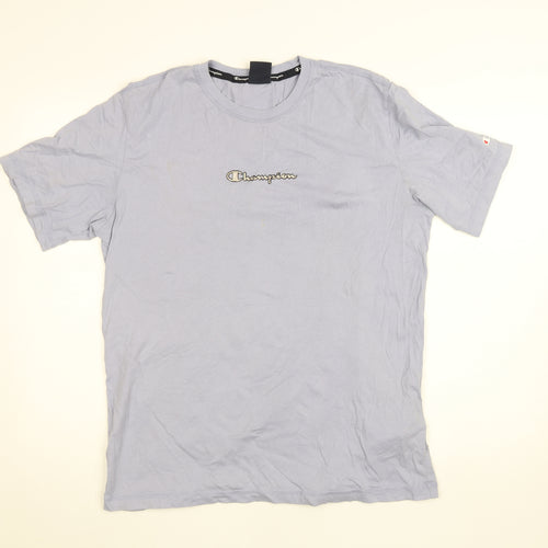 Champion Women’s Blue XL Basic Cotton Short Sleeve T-Shirt