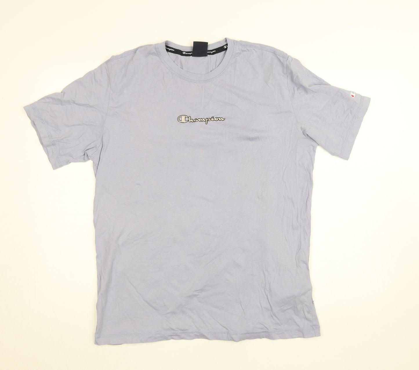 Champion Women’s Blue XL Basic Cotton Short Sleeve T-Shirt