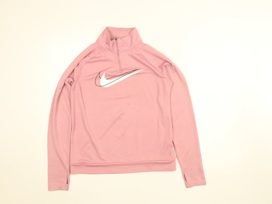 Nike Women's Pink XS Dri-FIT 1/4 Zip Running Top