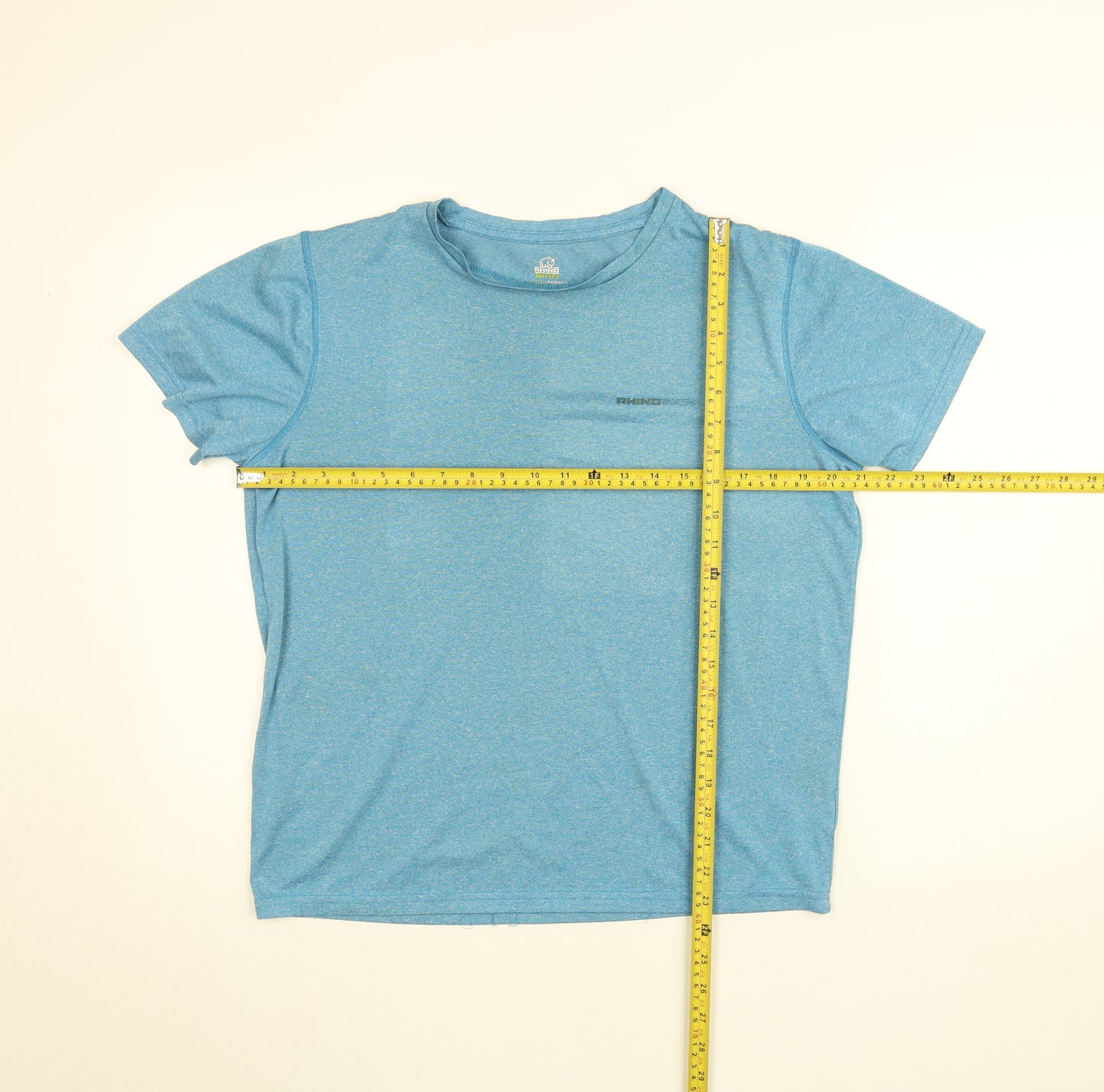 Rhino Women's Blue Polyester Short Sleeve Active T-Shirt M