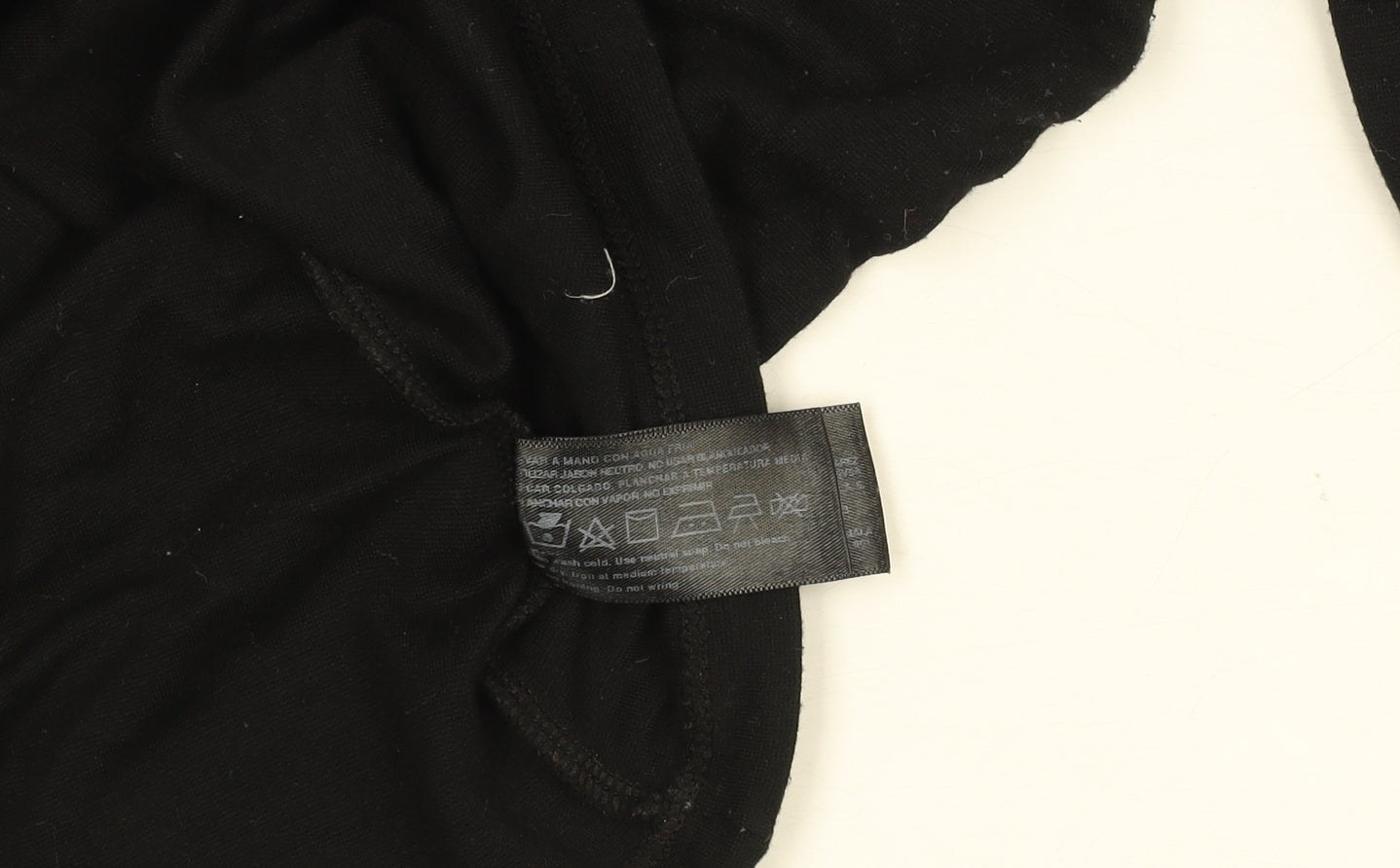 Julio Women Black Size 6 Boat Neck Long Sleeve Cotton Top