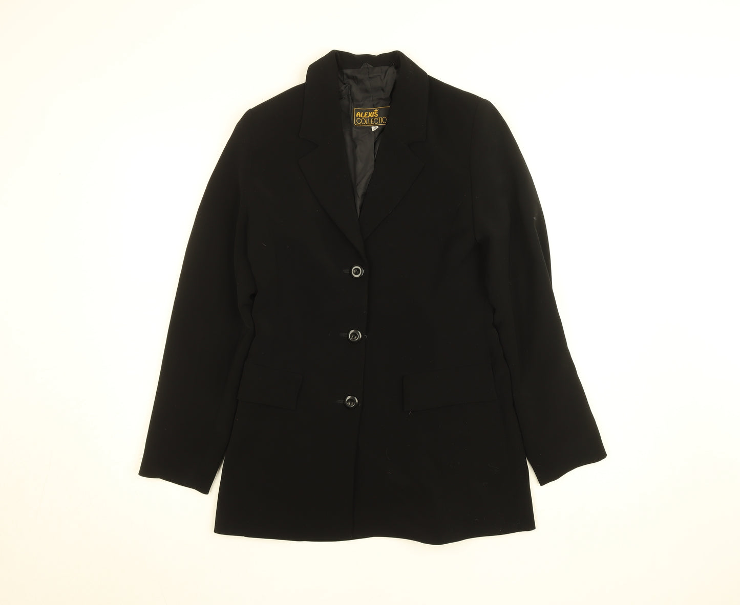 Alexis Collection Women's Black Classic Blazer Jacket Size S