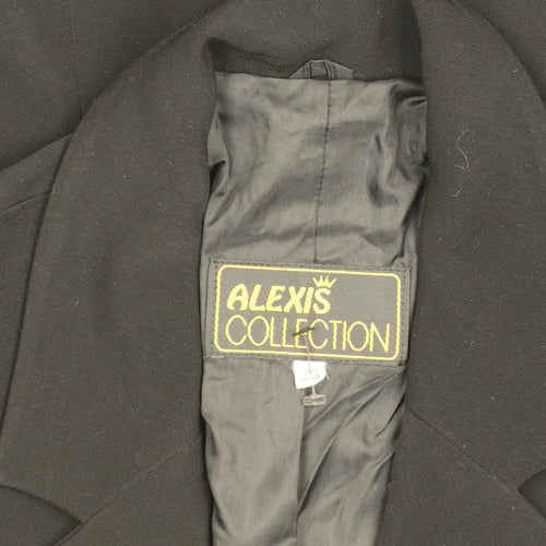 Alexis Collection Women's Black Classic Blazer Jacket Size S