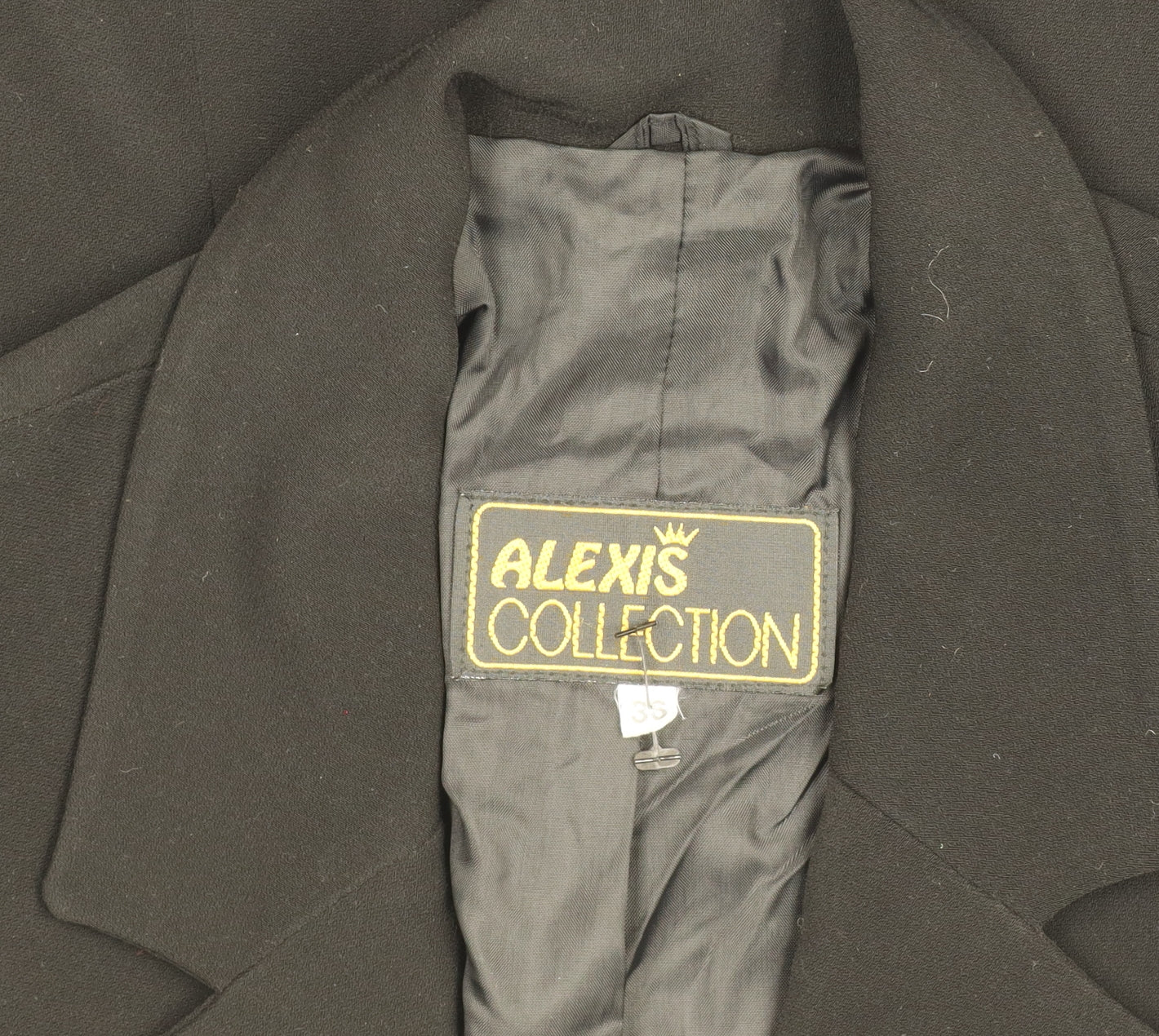Alexis Collection Women's Black Classic Blazer Jacket Size S