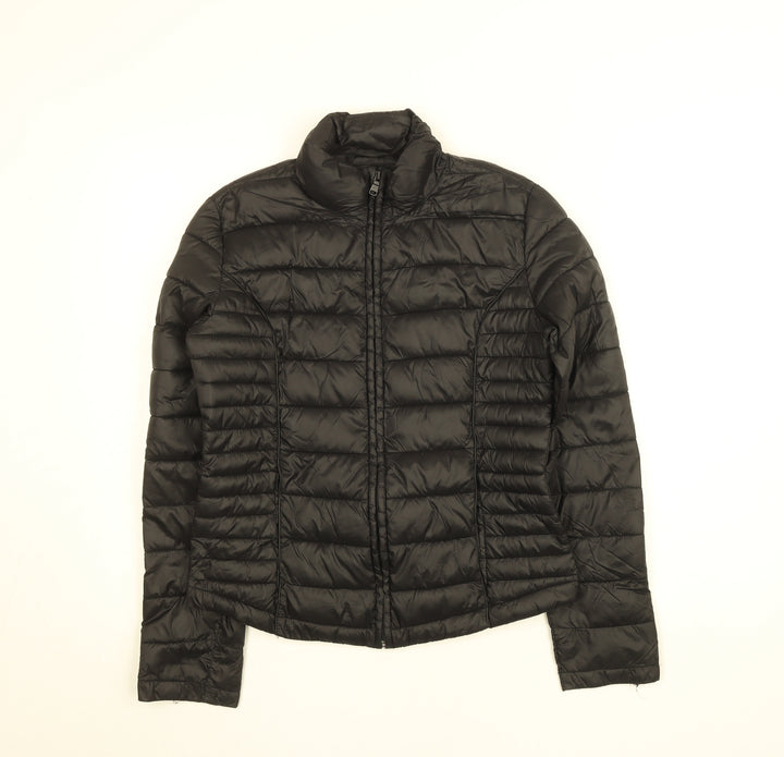 Atmosphere Womens Black S Lightweight Packable Quilted Puffer Jacket