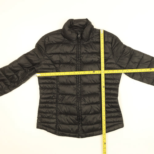 Atmosphere Womens Black S Lightweight Packable Quilted Puffer Jacket