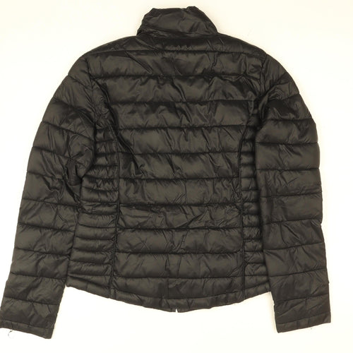 Atmosphere Womens Black S Lightweight Packable Quilted Puffer Jacket