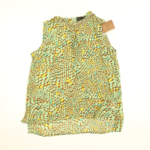 Atmosphere Limited Edition Women's Green Sleeveless Chiffon Blouse Size 10