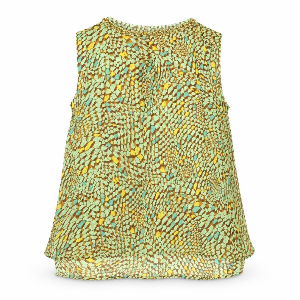 Atmosphere Limited Edition Women's Green Sleeveless Chiffon Blouse Size 10