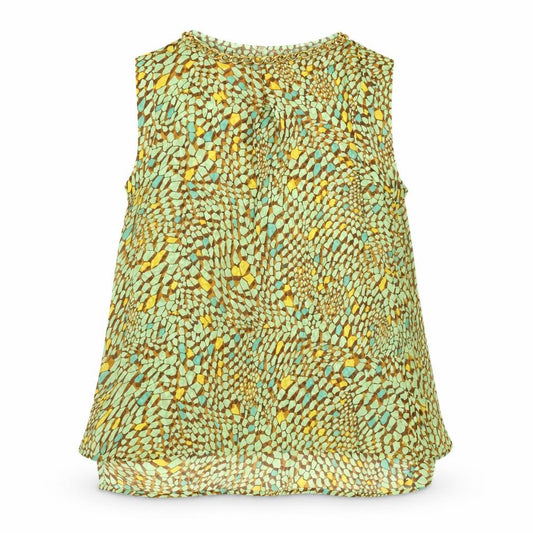 Front view of Atmosphere Limited Edition Women's Green Sleeveless Chiffon Blouse, size 10