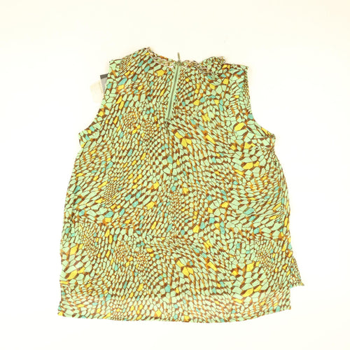 Atmosphere Limited Edition Women's Green Sleeveless Chiffon Blouse Size 10