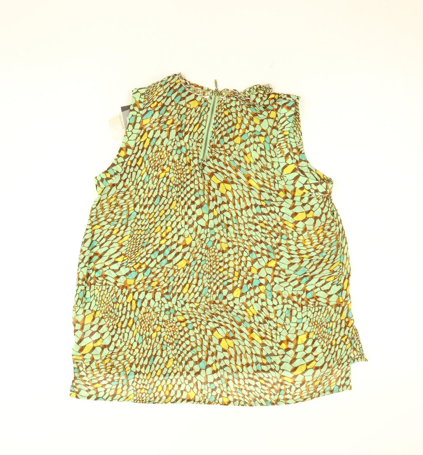 Atmosphere Limited Edition Women's Green Sleeveless Chiffon Blouse Size 10