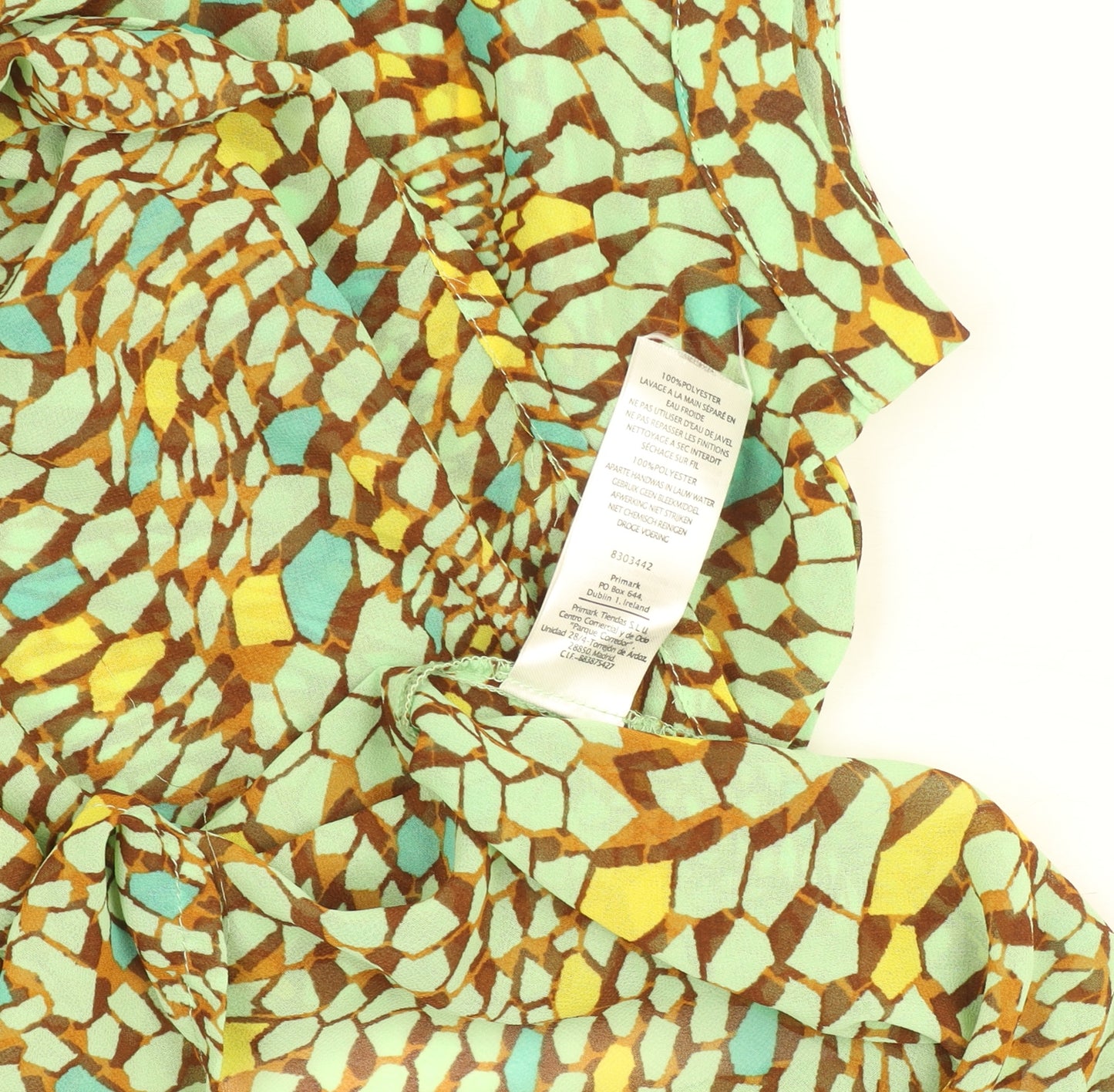 Atmosphere Limited Edition Women's Green Sleeveless Chiffon Blouse Size 10