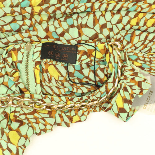 Atmosphere Limited Edition Women's Green Sleeveless Chiffon Blouse Size 10